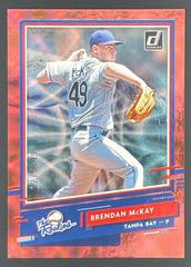 Brendan McKay [Red] Baseball Cards 2020 Panini Donruss the Rookies Prices