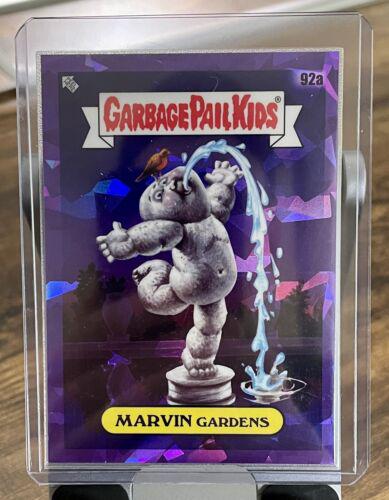 MARVIN Gardens [Purple] #92a Garbage Pail Kids 2021 Sapphire