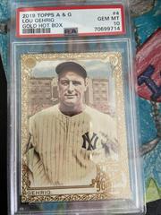 Lou Gehrig [Gold Hot Box] #4 Baseball Cards 2019 Topps Allen & Ginter Prices