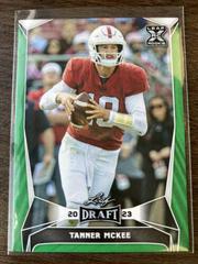 Tanner McKee [Green] #70 Football Cards 2023 Leaf Draft Prices