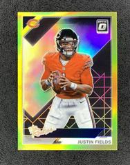 Justin Fields [Gold] #TR-4 Football Cards 2021 Panini Donruss Optic The Rookies Prices