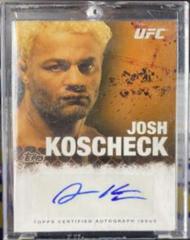 Josh Koscheck Ufc Cards 2010 Topps UFC Autographs Prices