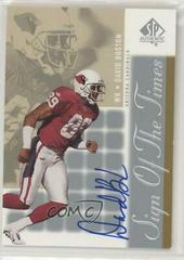 David Boston #DB Football Cards 2000 SP Authentic Sign of the Times Prices