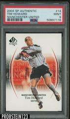 Tim Howard Soccer Cards 2004 SP Authentic Manchester United Prices