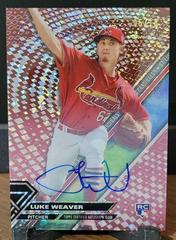 Luke Weaver [Autograph Red Orbit Diffracto] #LW Baseball Cards 2017 Topps High Tek Prices