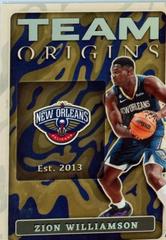 Zion Williamson #21 Basketball Cards 2022 Panini Origins Team Prices