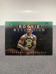 Bennedict Mathurin [Green] #9 Basketball Cards 2022 Panini Select Rookie Revolution Prices