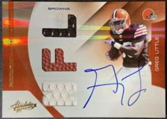 Greg Little [Rookie Premiere Materials Autograph] #231 Football Cards 2011 Panini Absolute Memorabilia Prices