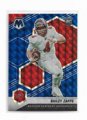 Bailey Zappe [Blue] #20 Football Cards 2022 Panini Mosaic Draft Picks Prices