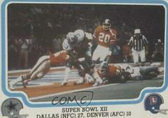 Super Bowl XII Football Cards 1979 Fleer Team Action Prices