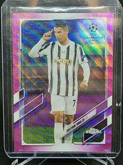 Cristiano Ronaldo [Pink Xfractor] #100 Soccer Cards 2020 Topps Chrome UEFA Champions League Prices