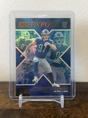 Aidan Hutchinson [Blue] #RXP-19 Football Cards 2022 Panini XR Rookie Expose Prices