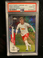 Timo Werner [Speckle Refractor] Soccer Cards 2019 Topps Chrome UEFA Champions League Prices