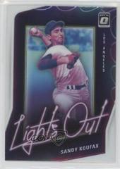 Sandy Koufax #LO3 Baseball Cards 2021 Panini Donruss Optic Lights Out Prices