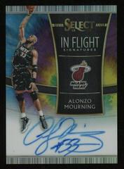 Alonzo Mourning [Tie Dye Prizm] Basketball Cards 2018 Panini Select in Flight Signatures Prices