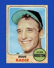 Doug Rader #332 Baseball Cards 1968 Topps Prices