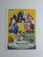 Mike Lansford Football Cards 1990 Fleer Prices