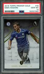 Eden Hazard #40 Soccer Cards 2016 Topps Premier Gold Prices