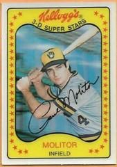 Paul Molitor #53 Baseball Cards 1981 Kellogg's Prices