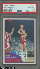 Mike Bratz Mid-West Basketball Cards 1981 Topps Prices