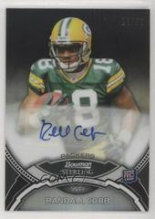 Randall Cobb [Black Refractor] #BSARC Football Cards 2011 Bowman Sterling Autograph Prices