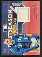 Julio Rodriguez [Red] Baseball Cards 2023 Topps Postseason Performance Relics Prices