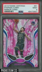 Stephen Curry [Mirror Camo] #61 Basketball Cards 2019 Panini Certified Prices