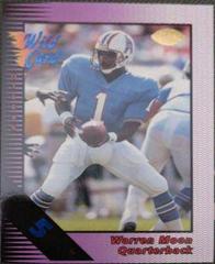 Warren Moon [5 Stripe Gold] Football Cards 1992 Wild Card Field Force Prices