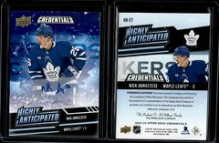 Nick Abruzzese #HA-27 Hockey Cards 2022 Upper Deck Credentials Highly Anticipated Autograph Prices