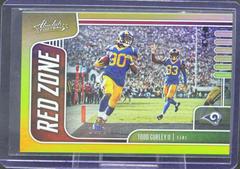 Todd Gurley II [Spectrum Gold] #2 Football Cards 2019 Panini Absolute Red Zone Prices