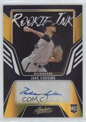 Jake Cousins [Spectrum Gold] Baseball Cards 2022 Panini Absolute Rookie Ink Autographs Prices