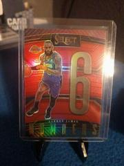 LeBron James [Red] #4 Basketball Cards 2022 Panini Select Numbers Prices