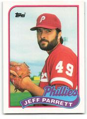Jeff Parrett #95T Baseball Cards 1989 Topps Traded Prices
