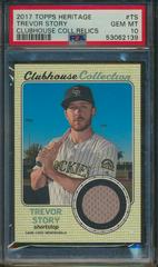 Trevor Story #TS Baseball Cards 2017 Topps Heritage Clubhouse Collection Relics Prices
