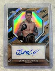 Brandon Moreno [Refractor] #MOC-BMO Ufc Cards 2024 Topps Chrome UFC Marks of Champions Autograph Prices