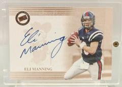 Eli Manning [Bronze] Football Cards 2004 Press Pass Autograph Prices