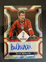Paul Merson [Choice] #S-PME Soccer Cards 2022 Panini Prizm World Cup Signatures Prices