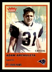 Adam Archuleta [Crystal] #275 Football Cards 2004 Fleer Tradition Prices