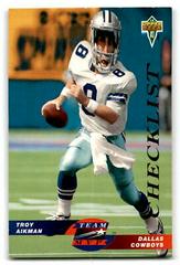 Troy Aikman Football Cards 1993 Upper Deck Team MVP Prices