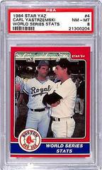 Carl Yastrzemski [World Series Stats] #4 Baseball Cards 1984 Star Yastrzemski Prices