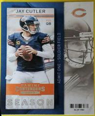 Jay Cutler #5 Football Cards 2013 Panini Contenders Prices