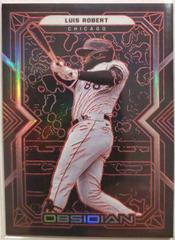 Luis Robert [Red] Baseball Cards 2022 Panini Chronicles Obsidian Prices