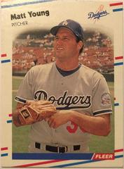 Matt Young #530 Baseball Cards 1988 Fleer Prices