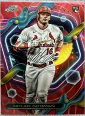 Nolan Gorman [Red Flare] #16 Baseball Cards 2023 Topps Cosmic Chrome Prices