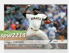 Pablo Sandoval Baseball Cards 2018 Topps Now Prices