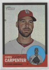 Chris Carpenter [Black Refractor] Baseball Cards 2012 Topps Heritage Chrome Prices