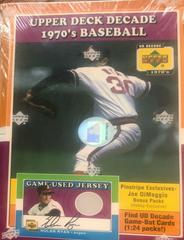 Hobby Box Baseball Cards 2001 Upper Deck Decade 1970's Prices