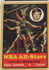 Dave Cowens #40 Basketball Cards 1973 Topps Prices