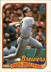 Paul Molitor #110 Baseball Cards 1989 O Pee Chee Prices