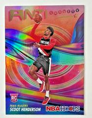 Scoot Henderson [Holo] #11 Basketball Cards 2023 Panini Hoops Anti Gravity Prices